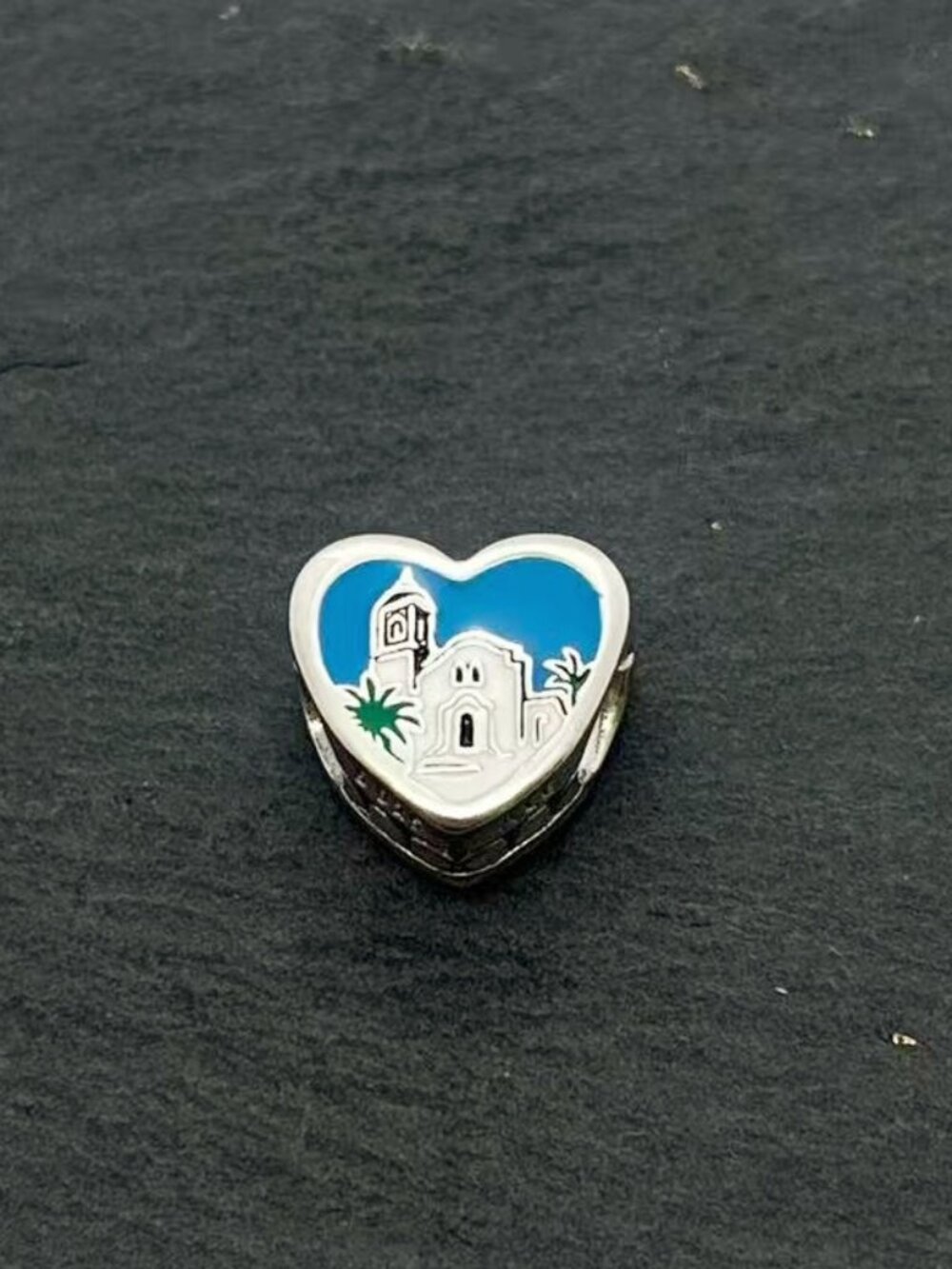 Pandora Mexico Heart Charm Sterling Silver Jewelry